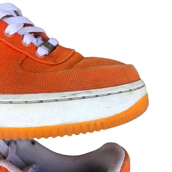 VINTAGE 2007 nike air force 1 low orange peel size 12 womens - Picture 16 of 16